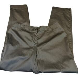 Chico’s Black Stretch Dress Pants Size 1 Medium Classic Fit Cotton Blend